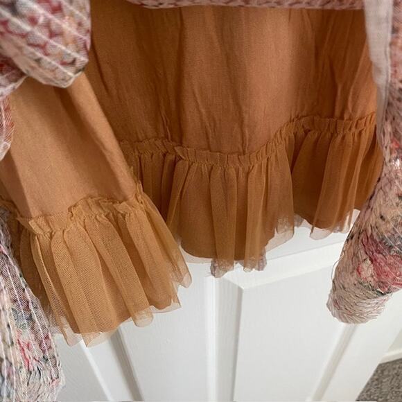 Sundance Floral Glory Dress Sequins Sleeveless Midi Drop Waist Women Large NWT - Picture 10 of 14